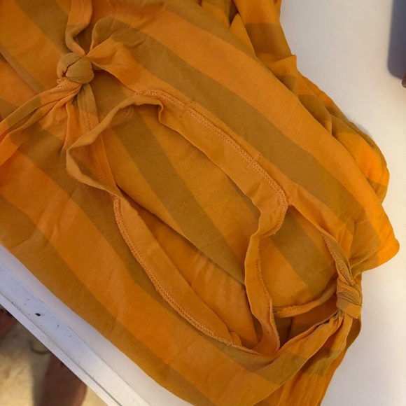 💚We The Free Gold Striped Tank Top - Picture 6 of 7